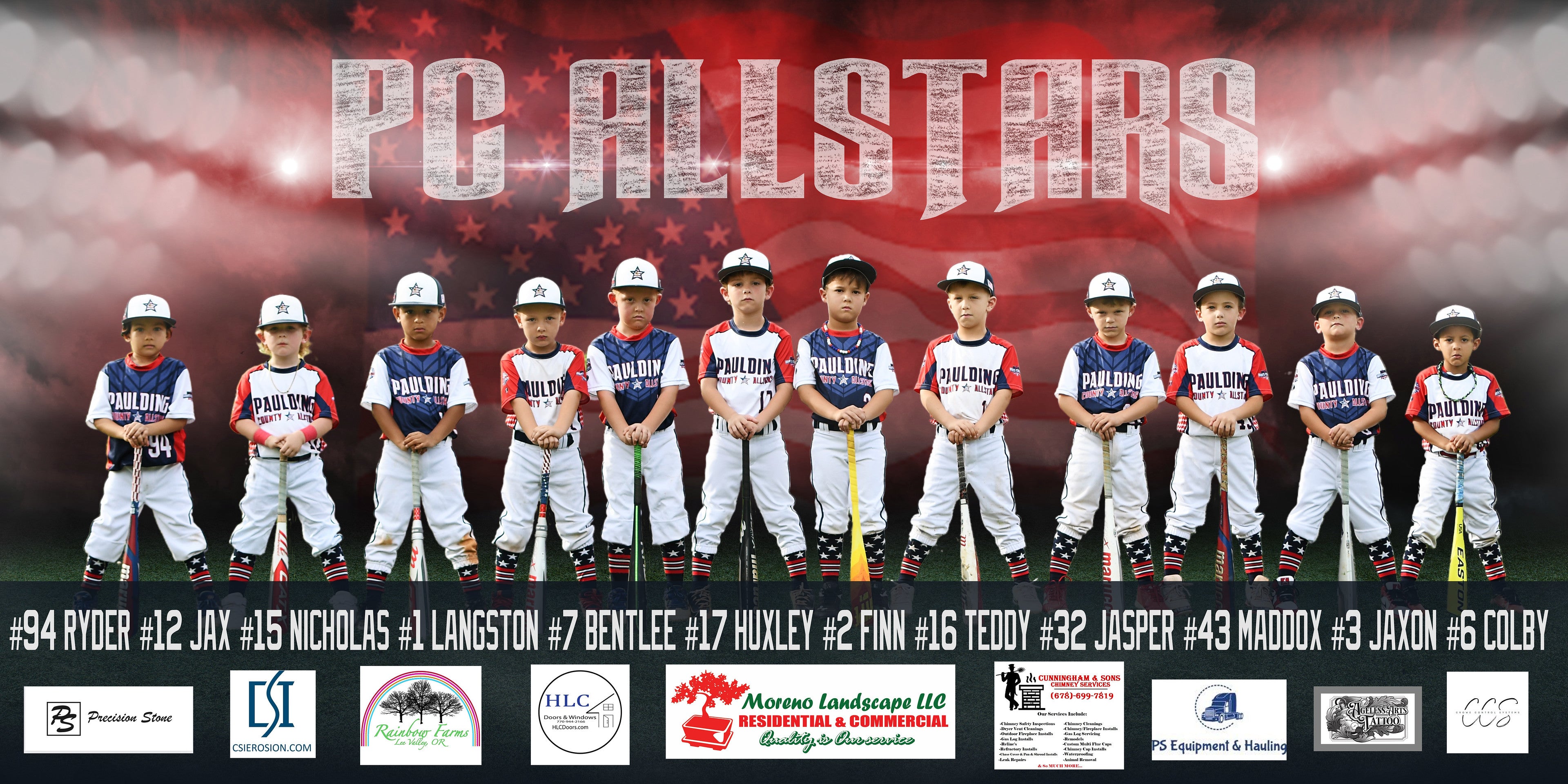Custom Sublimated Team Banner 4&