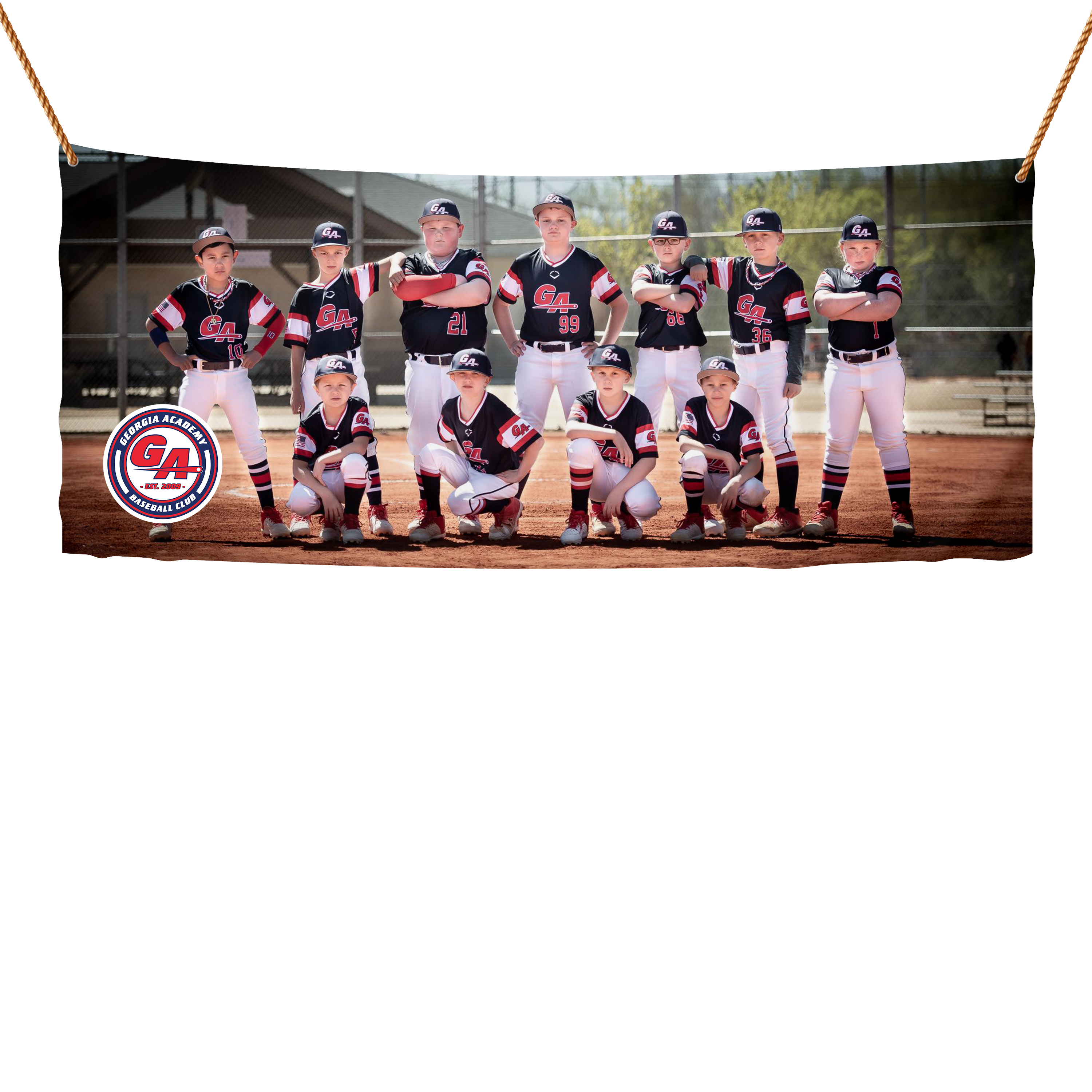 Custom Sublimated Team Banner 4&